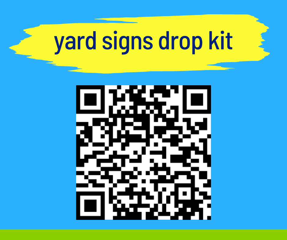 QR code for the Yard Signs Drop Kit