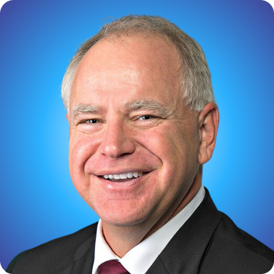 Picture of Tim Walz, candidate for U.S. vice president.